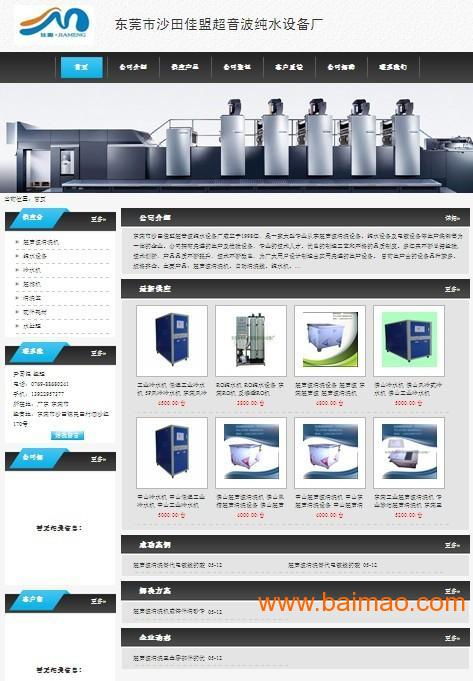 东莞亮金网络 专业网页制作服务商与生产优势
